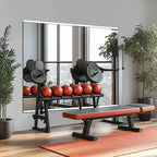TRAHOME Home Gym Mirror for Wall, Glass Frameless Body Large Mirror for Home Gym - Image 7