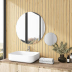 VEELIKE Natural Bamboo Slat Wall Panels Peel and Stick Wood Panels - Image 5
