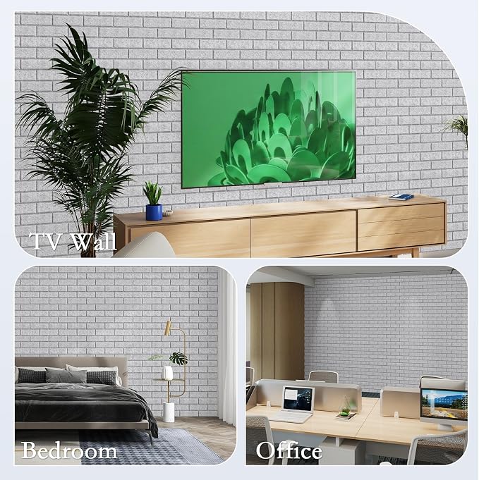 12Pack Acoustic Wall Panels, High Density Decorative Acoustic Foam Sound - Image 7