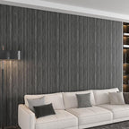 CHIHUT Acoustic Extra Wide 24"x197" Wood Slat Wall Panels 3D Self Adhesive - Image 2