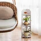 J JINXIAMU Corner Shelf Stand, Storage Organizer Great - Image 8