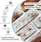 Commomy Faux Brick 3D Wall Panels - Image 3