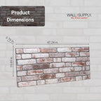 Wall!Supply 3D Wall Panels – Faux Brick, Bedroom & Office – Easy DIY - Image 5
