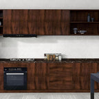 Vinjiasin Dark Wood Contact Paper Peel and Stick Wood Grain Wallpaper Self - Image 3