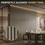 From Plain to Beautiful in Hours WPC Exterior Wall Slat Panels Waterproof - Image 4