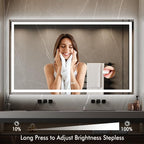 GarveeHome 60x36 LED Bathroom Mirror - Image 2