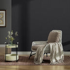 FUKU MON 23.6" X 393" Dark Gray Wallpaper Peel and Stick Contact Paper Solid - Image 3
