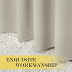 NICETOWN Blackout Kitchen Curtains 45 inch Length - Image 6