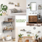 Towel Racks for Bathroom-Wall Mounted Floating Shelves for Wall Bathroom - Image 4