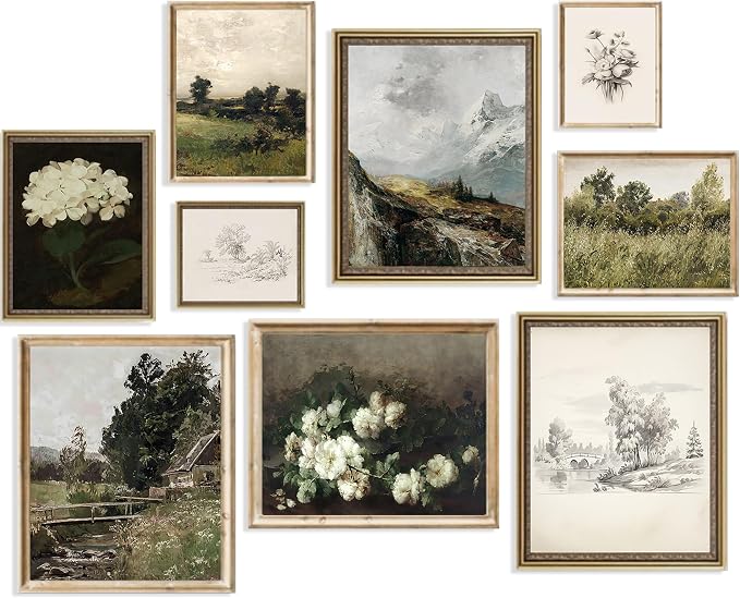 Vintage Wall Art French Country Wall Decor, Vintage Posters by KBKBART
