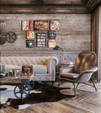 Dimoon78.7"x17.7'' Wood Wallpaper Brown Grey Dark Wood Contact Paper Gray Brown - Image 7