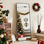 BEAUTYPEAK Black Full Length Mirror, Suitable - Image 7