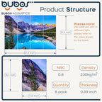 BUBOS 8 Pack Art Acoustic Panels, 47.2" x 31.4" Sound Absorbing Wall Decor - Image 2