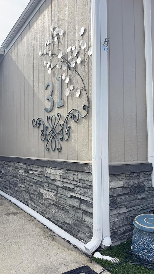 1.77 Inch Deep 3D Faux Stone Panels Stucco Wall Cover Rustic Stone Veneer - Image 2