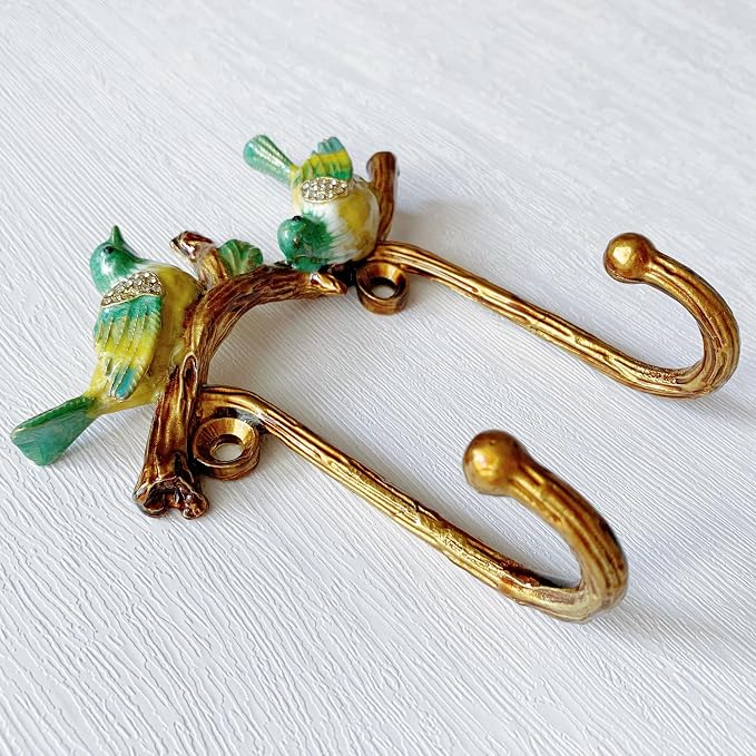 Vintage Bird Shaped Decorative Wall Hook Rack Hanger - Image 2