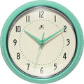 Infinity Instruments LTD. Retro 9 inch Silent Sweep Non-Ticking Mid Century by InfinityInstruments