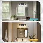 DORESshop 20 Inch Upgraded Bathroom Light Fixtures, 3-Light Black Bathroom - Image 5