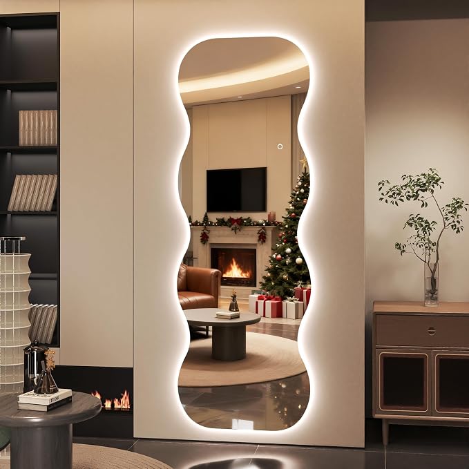 Hasipu Wavy Full Length Mirror by Whatssuitableisthebest