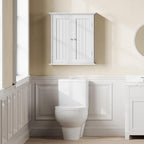 ChooChoo Bathroom Wall Cabinet Set of 2, Over The Toilet Space Saver Storage - Image 2