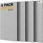TONOR Dual-Layer Thickened Acoustic Wall Panels Self Adhesive, 4 Pack by TONOR