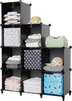 HOMIDEC Closet Organizers and Storage, 9 Cube Storage Organizer, Portable - Image 9