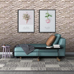 10PCS 3D Wall Panels Peel and Stick Foam 3D Brick Wallpaper Peel and Stick Faux - Image 2