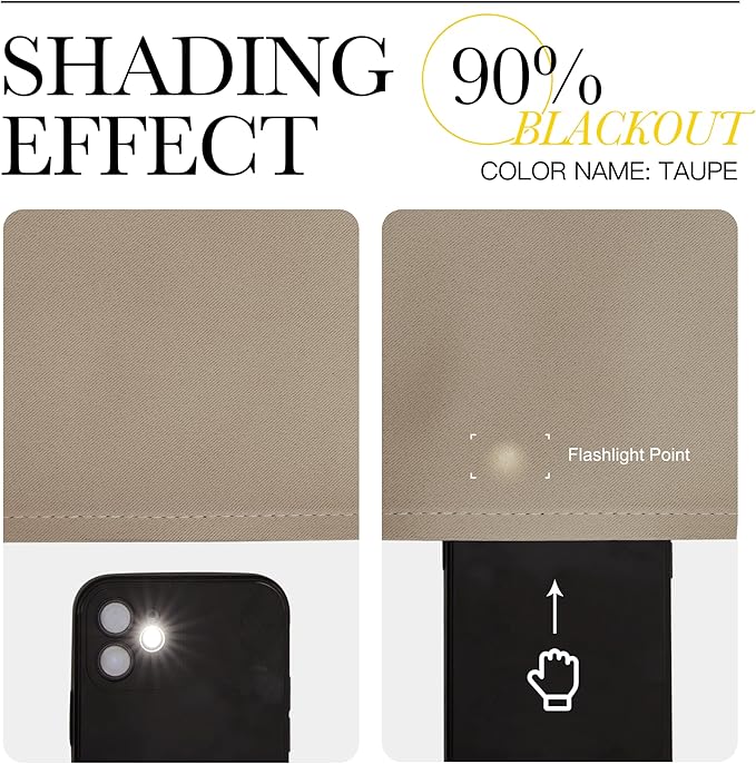 NICETOWN Room Darkening Curtains - Image 4