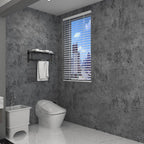 3yecao 16"×197" Extra Thick Dark Blue Grey Concrete Wallpaper Peel and Stick - Image 8