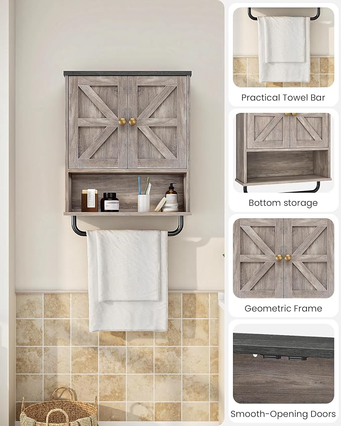 CHOEZON Bathroom Wall Cabinet, Medicine Cabinet - Image 6