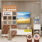 Avana Acoustic Wood Wall Panels – 93.2x11.25 Inch Panels – Fits 94x12 Layout – - Image 7