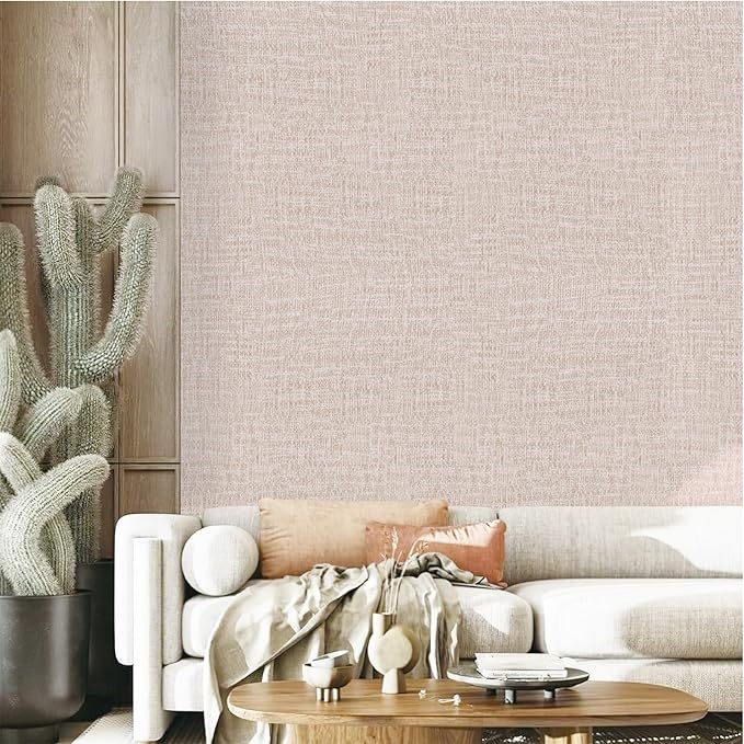 Yancorp 32.8ft Textured Fabric Wallpaper - Image 4