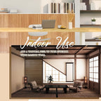 Juexica 6 Pcs Natural Bamboo Wall Panel - Image 7