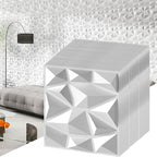 Giantex 100 Pack 3D Wall Panels, Lightweight Waterproof, DIY Cut & Paint by Giantex