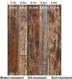 WENMER 23.6" x 78.7" Brown Wood Peel and Stick Wallpaper Shiplap Self Adhesive - Image 5
