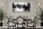 VHMING Black Abstract Wall Art Decor Black and White Painting Pop Culture Wall - Image 5