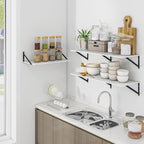 Heimlove White Deep Floating Shelves - Image 2