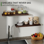 Marsmiles Wood Floating Shelves - Image 5
