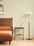 Grasscloth Peel and Stick Wallpaper Beige Contact Paper 15.7inch x 393.7inch - Image 2