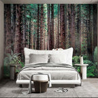 Forest Animals Bear wallpeper Kids Bedroom Woods wall Mural - Image 2