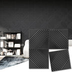 Art3d 33-Pack 3D Wall Panels for Interior Wall Decor, Textured Accent Wall by Art3d
