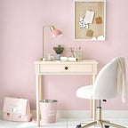 Grasscloth Peel and Stick Wallpaper 15.75x196.85inch Modern Pink Removable - Image 2