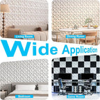 Art3d 33-Pack 3D Wall Panel for Interior Wall Décor, Diamond Textured PVC - Image 8