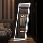 Hasipu Full Length Mirror with Lights, Full Body Dressing Standing, Hanging - Image 6