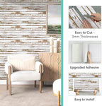Commomy Faux Wood 3D Wall Panels - Image 5
