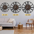 LEIKE Large Wall Clocks with Night Light Battery Operated, Silent Non Ticking - Image 4