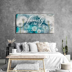AIYISU Inspirational Family Wall Art Farmhouse Home Decor Dandelion Botanical - Image 3