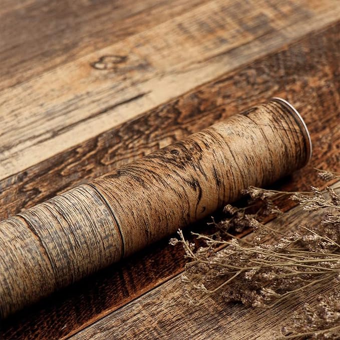 TANONE Wood Contact Paper Kitchen Peel and Stick Wallpaper, Self Adhesive by TANONE