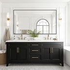 FICTOR Bathroom Vanity Mirror-Black, 55x30 Inch, Shatterproof & Anti-Rust - Image 6