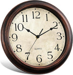 KECYET 12 Inch Wall Clocks Battery Operated Silent Non-Ticking Analog Wall - Image 2