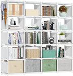 Mavivegue 20 Cube Book Shelf, Storage Organizer, Large DIY Bookcase, Metal Cube by Mavivegue
